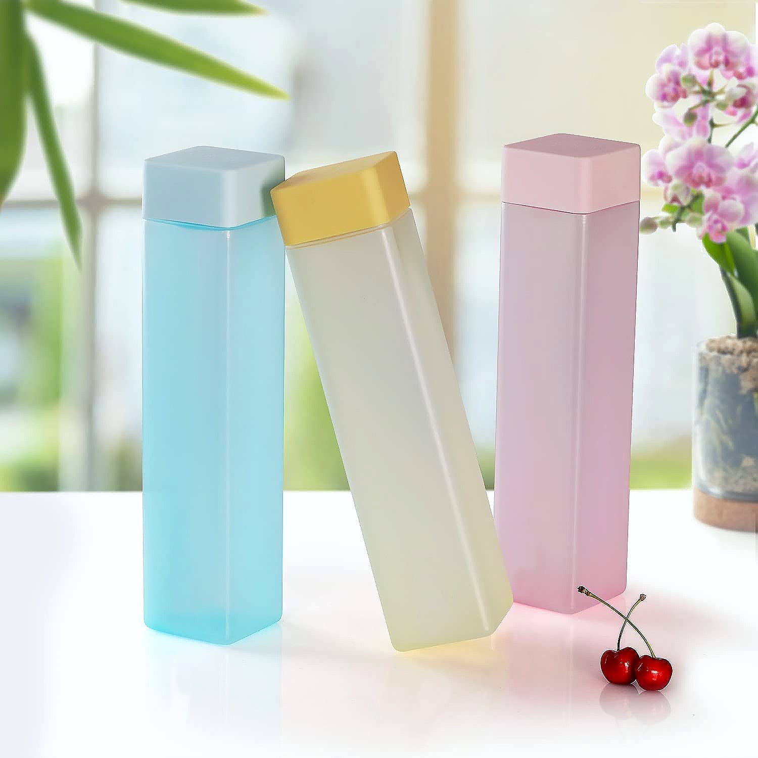 12981 Large Capacity Plastic Water Bottle | Office Bottle | Gym Bottle | Home | Kitchen | Leakproof and BPA Free Drinks Bottle | Square Water Drink Juice Bottle Wide-Mouth BPA Free Leak-Free Lightweight (1 pc / Mix Color / 1000 ML Approx) 12981 Large Capacity Plastic Water Bottle | Office Bottle | Gym Bottle | Home | Kitchen | Leakproof and BPA Free Drinks Bottle | Square Water Drink Juice Bottle Wide-Mouth BPA Free Leak-Free Lightweight (1 pc / Mix Color / 1000 ML Approx)